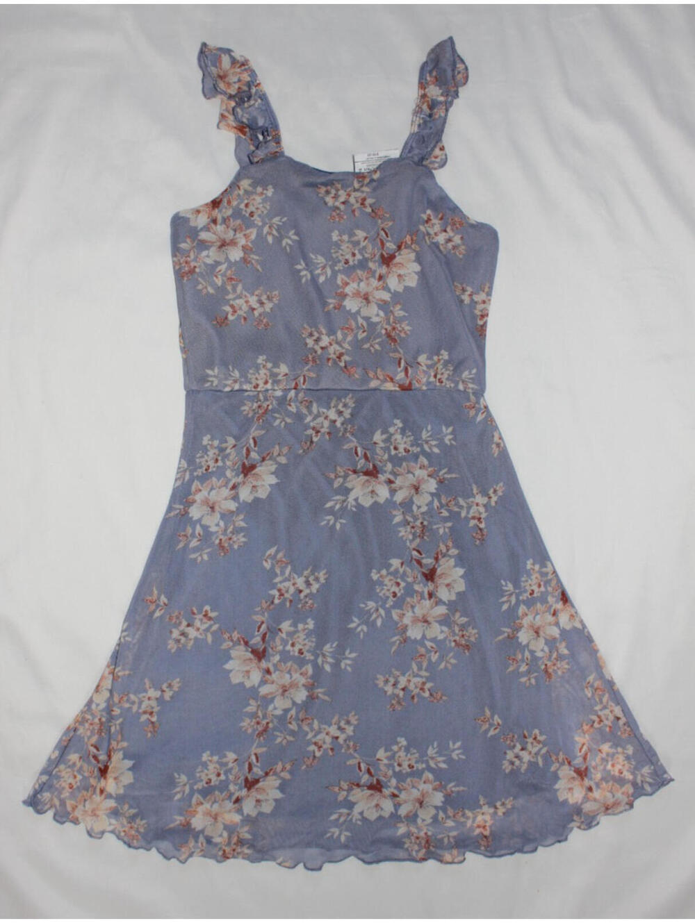 ellie belle Girls Blue Floral Dress Size 12 #KKD1277-PM